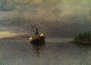 Albert Bierstadt Wreck of the Ancon in Loring Bay, Alaska china oil painting reproduction